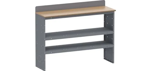 43552 – HOLMAN Van Storage System Shelf Unit, 52 Inch Width x 37 Inch Height x 16 Inch Depth Square End Panels 3 Shel...